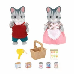 Sylvanian Families Sylvanian Family 5047 : Chats Gris Commerçants