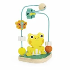 Janod Looping Grenouille En Bois Tropik