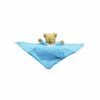 Trousselier Doudou Avec Hochet Ours Triangle 20 Cm - Coton Bio Bleu Ciel