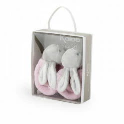 Kaloo Plume : Chaussons Lapinou Rose