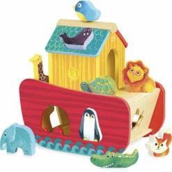 Vilac BoĂźte Ă Formes : Arche Des Animaux Des Formes