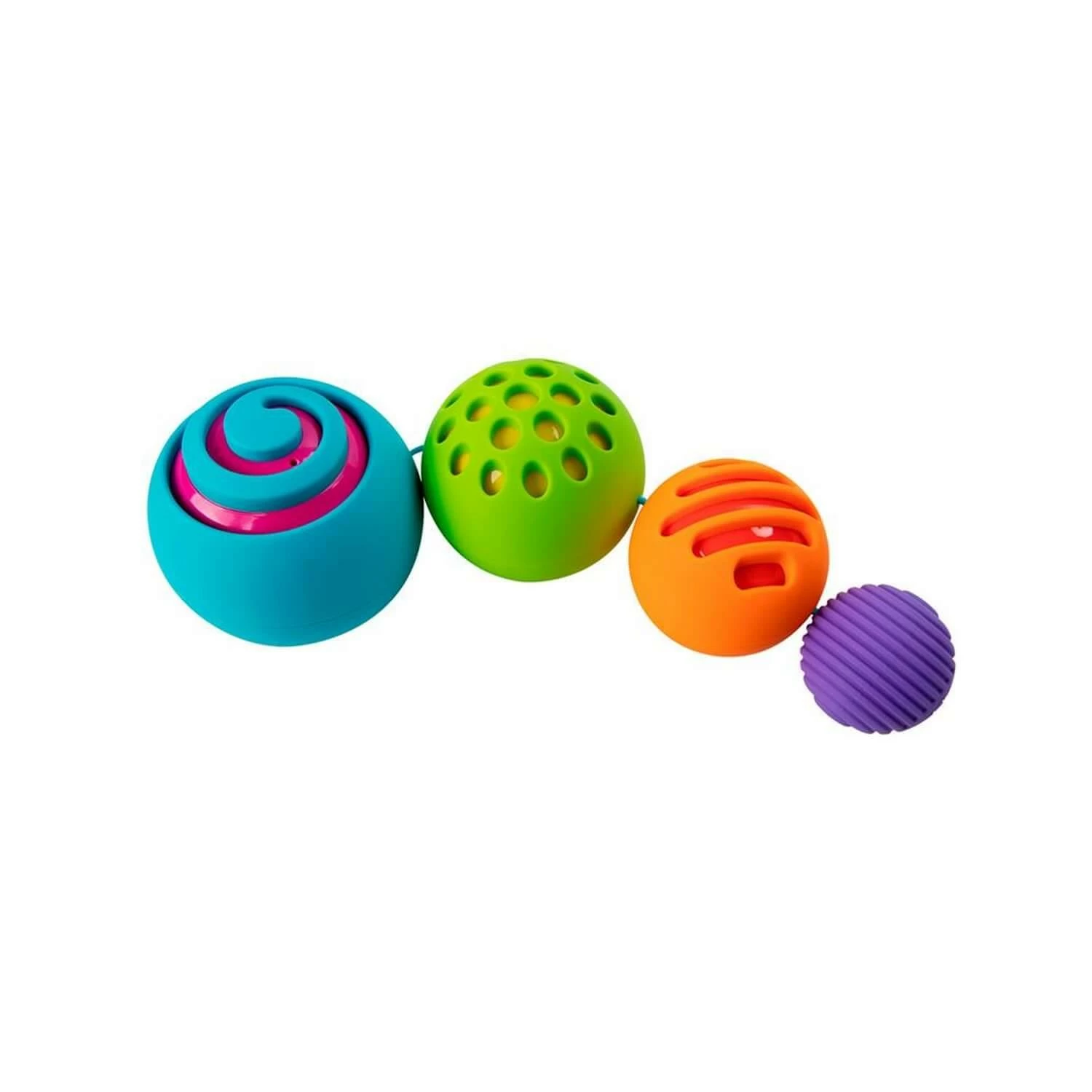 Fat Brain Toys Balles Texturées à Emboîter : Oombeeball