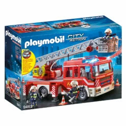 Playmobil 9463 City Action : Camion De Pompiers Avec échelle Pivotante