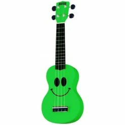 Ukulélé U-Smile Vert Et Sa Housse De Transport