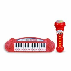 Bontempi Ensemble De Clavier électronique + Micro Rouge