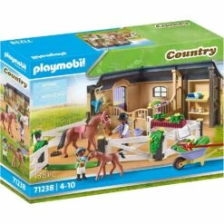 Playmobil 71238 Country : Etable Et Carrière Pour Chevaux