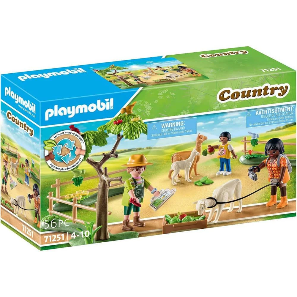 Playmobil 71251 Country : Randonneurs Et Alpagas
