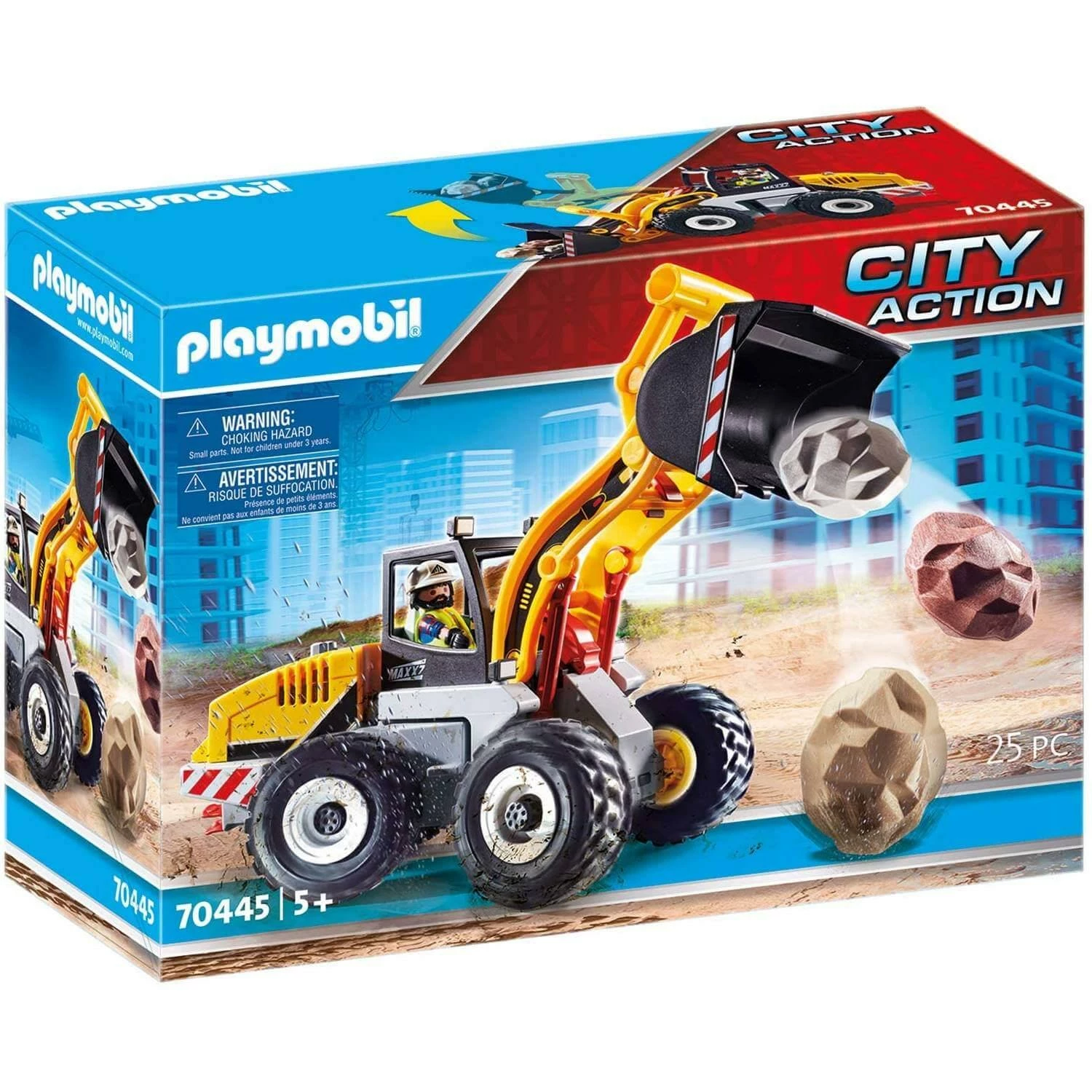 Playmobil 70445 : City Action - Chargeuse Sur Pneus
