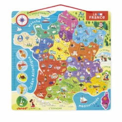 Janod Puzzle 93 Pièces : La France Magnétique