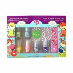 Mini Mani Vegan : 6 Mini-vernis à Ongles à Eau