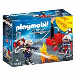 Playmobil 9468 City Action : Pompiers Avec Matériel D'incendie