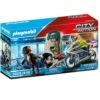 Playmobil 70572 City Action - Les Policiers : Police Policier Avec Moto Et Voleur