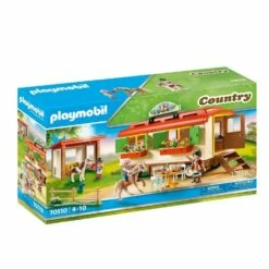 Playmobil 70510 : Box De Poneys Et Roulotte