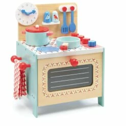 Djeco Cuisine En Bois : Cuisinière Bleue
