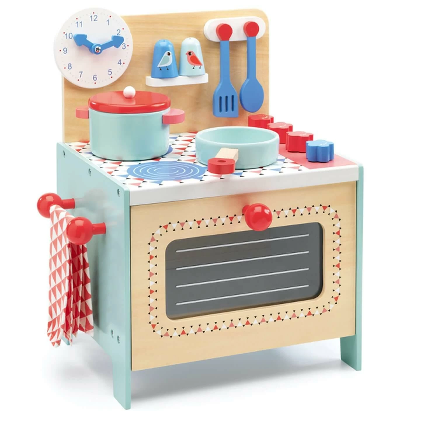 Djeco Cuisine En Bois : Cuisinière Bleue