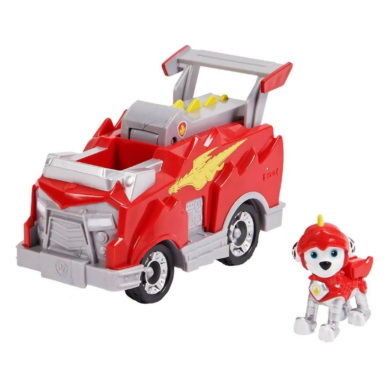 SPIN MASTER VĂHICULE ET FIGURINE PAT'PATROUILLE (PAW PATROL) RESCUE KNIGHTS : CAMION DE MARCUS â Image 2