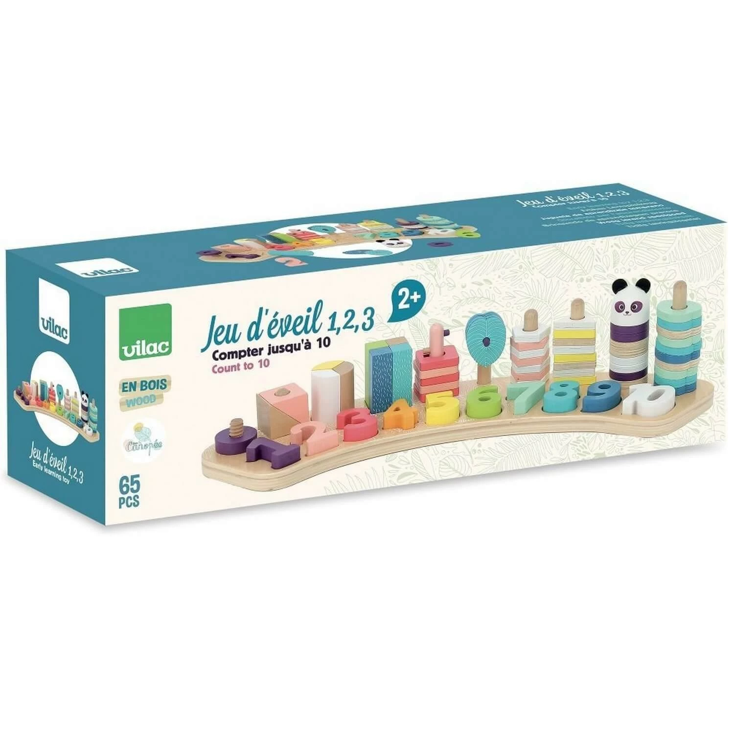 Vilac Jeu D'éveil 1-2-3 Multiactivités Sous La Canopée – Image 2