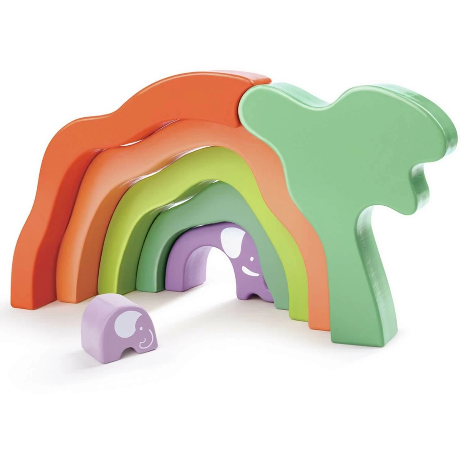 Hape Blocs Ă Empiler Safari Elephant â Image 2