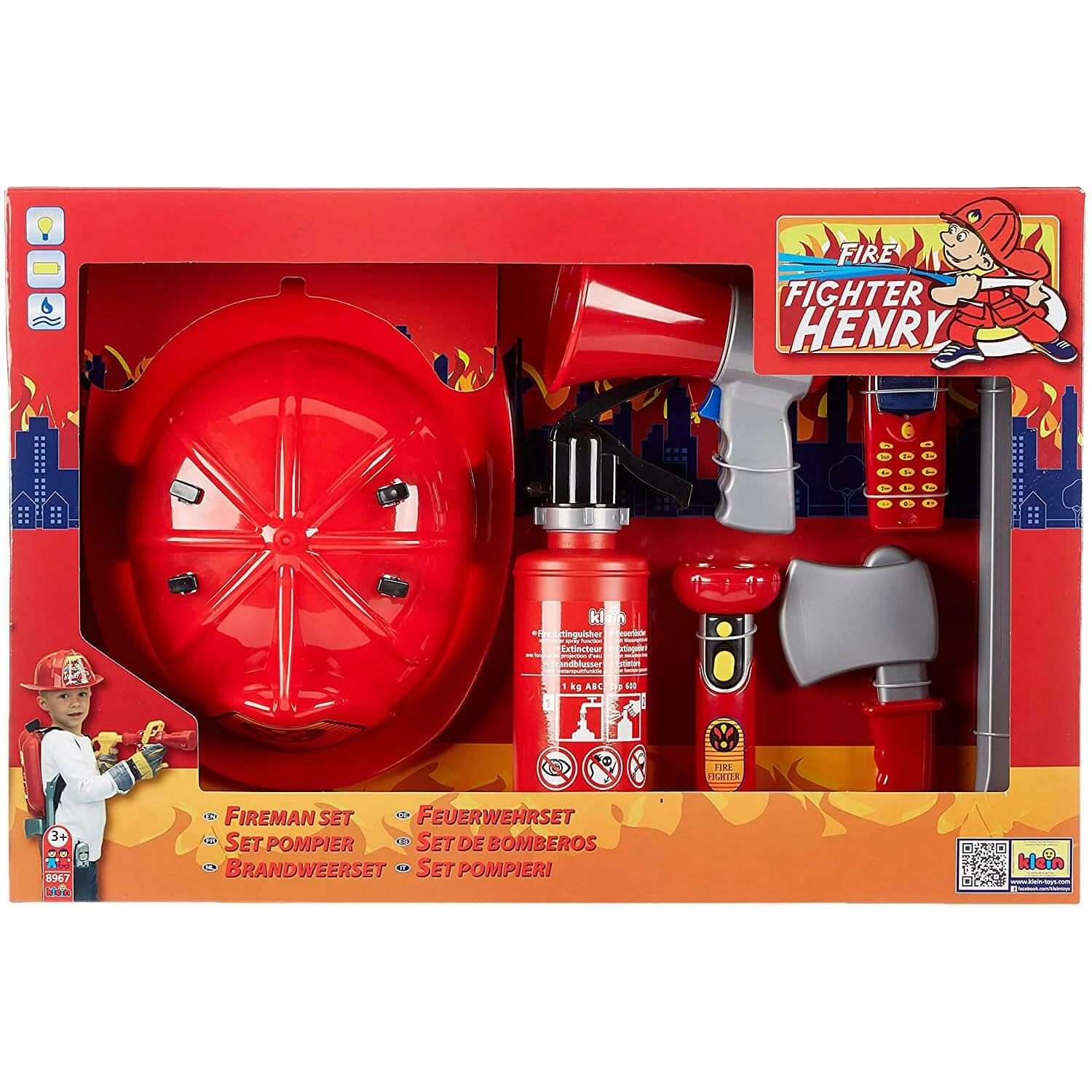 Klein Set De Pompier Avec Casque â Image 2