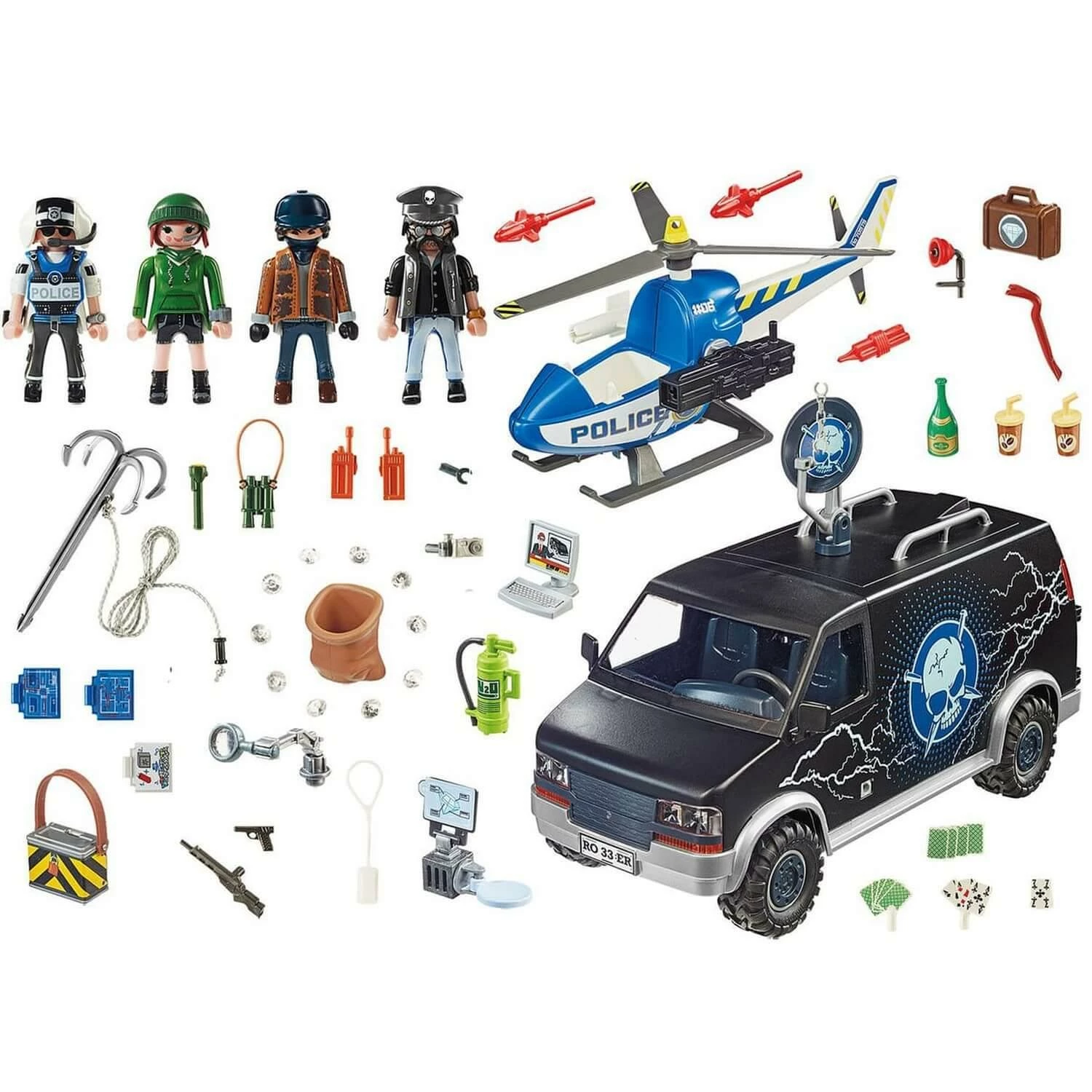 Playmobil 70575 City Action : Camion De Bandits Et Policier â Image 2