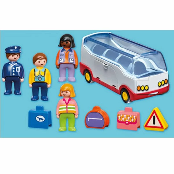 Playmobil 6773 : Autocar De Voyage 1.2.3 â Image 2
