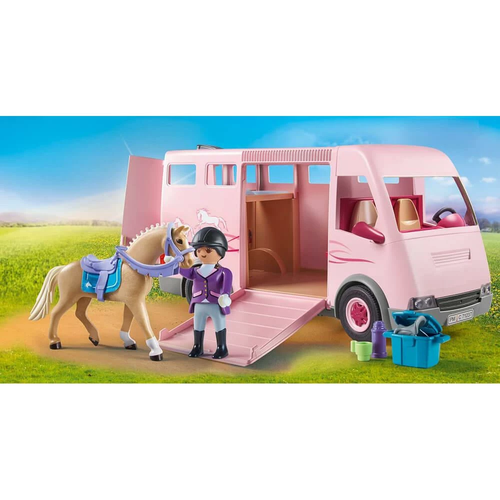 Playmobil 71237 Country : Van Avec Cheval â Image 2