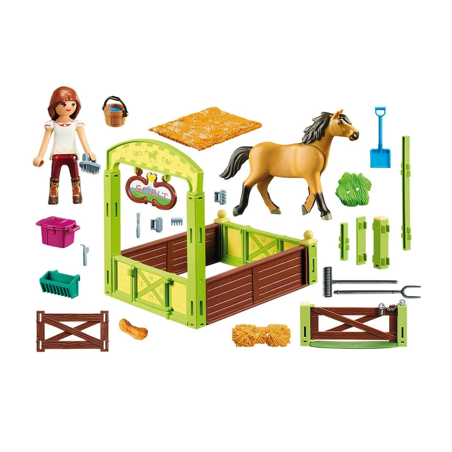 Playmobil 9478 Spirit Au Galop En Toute LibertĂ©: Lucky Et Spirit Avec Box â Image 2