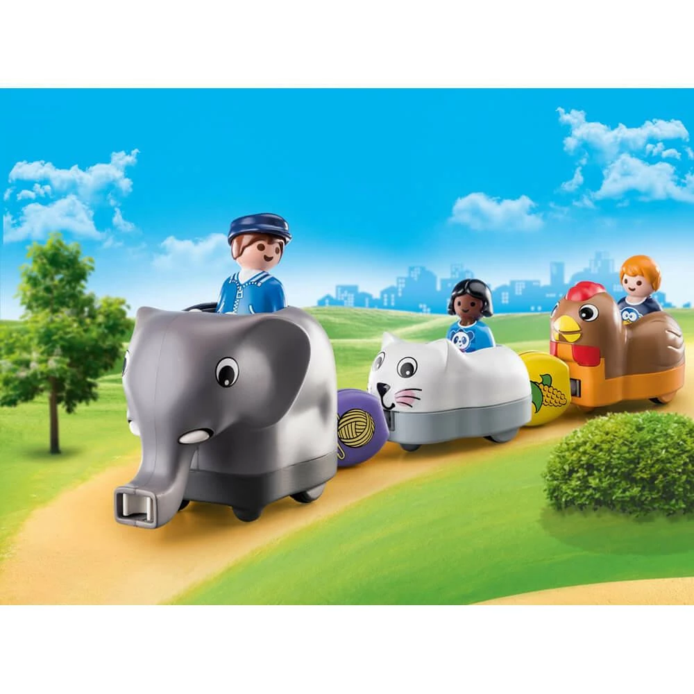 Playmobil 70405 1.2.3 : Train Des Animaux – Image 2