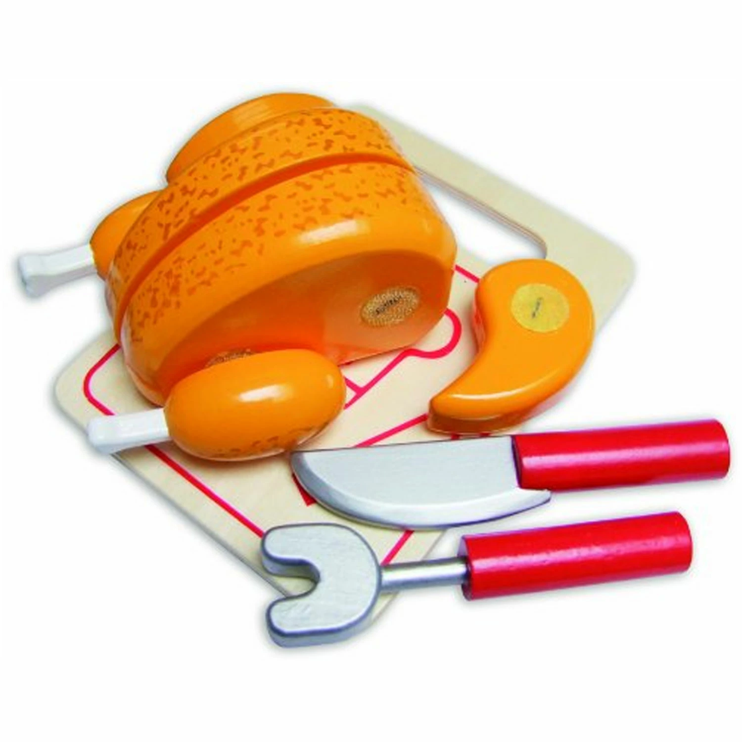 Vilac Poulet Rôti En Bois à Découper – Image 2