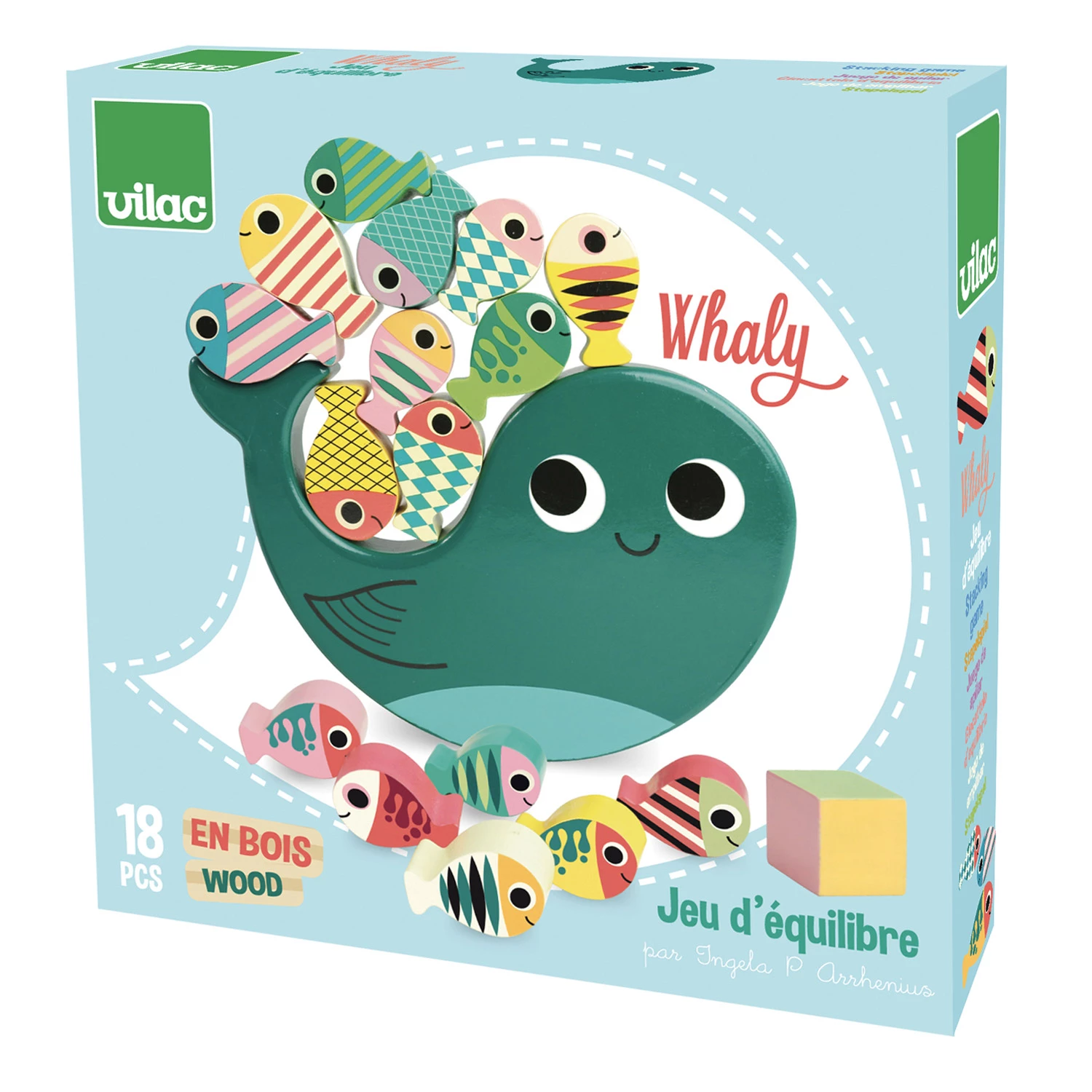 Vilac Jeu D'Ă©quilibre En Bois Whaly Ingela P. Arrhenius â Image 3