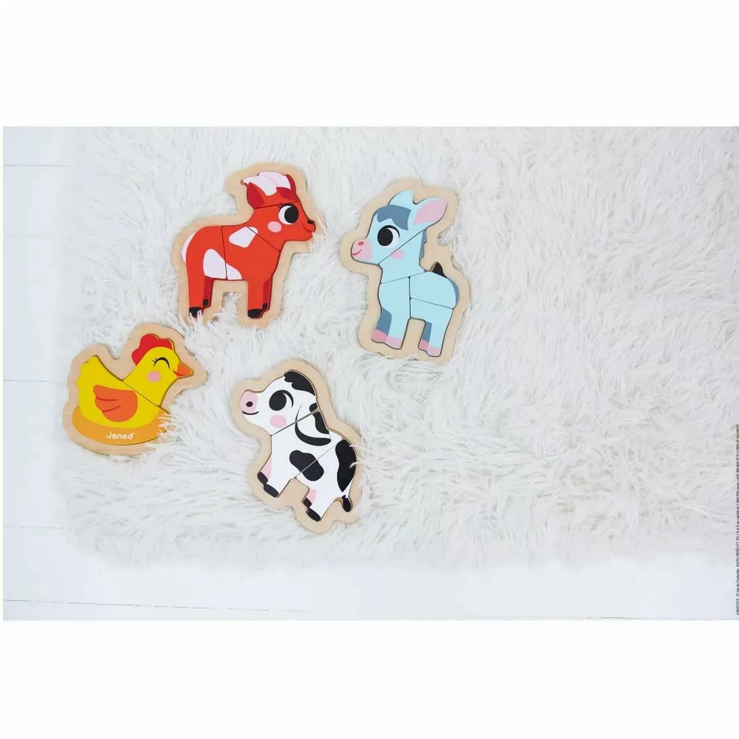 Janod 4 Puzzles Évolutifs Ferme – Image 3