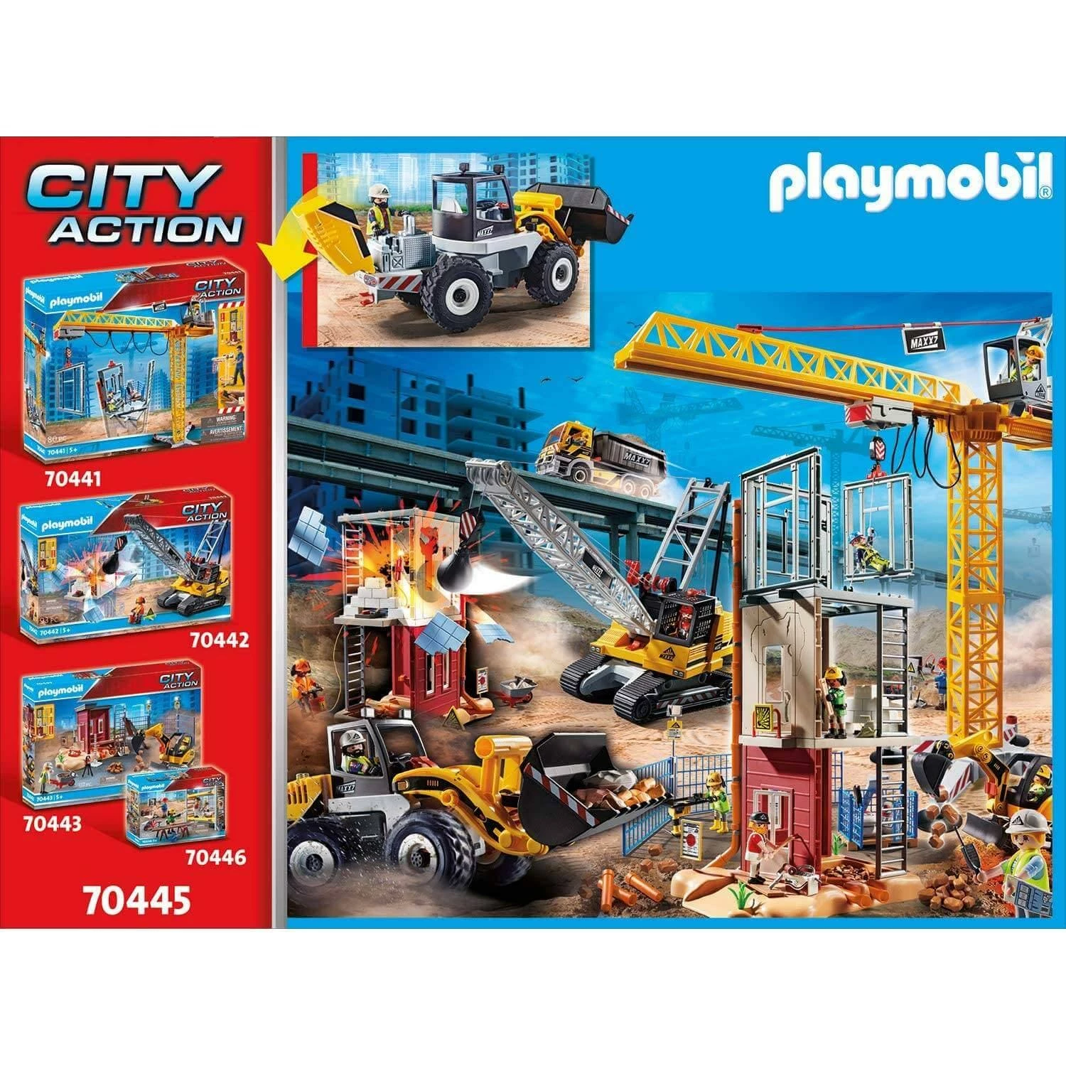 Playmobil 70445 : City Action - Chargeuse Sur Pneus â Image 3
