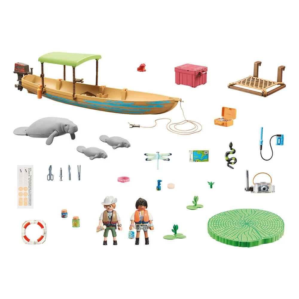 Playmobil 71010 Wiltopia : : Pirogue Et Lamantins â Image 3