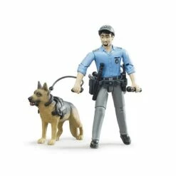Bruder Figurine Bworld : Policier Avec Son Chien -Playmobil Shop p3 FULL 516