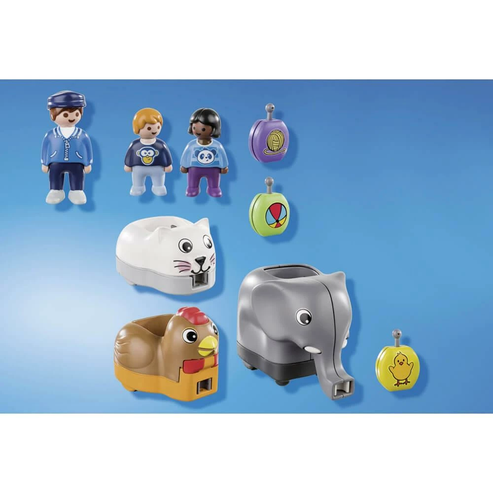 Playmobil 70405 1.2.3 : Train Des Animaux – Image 3