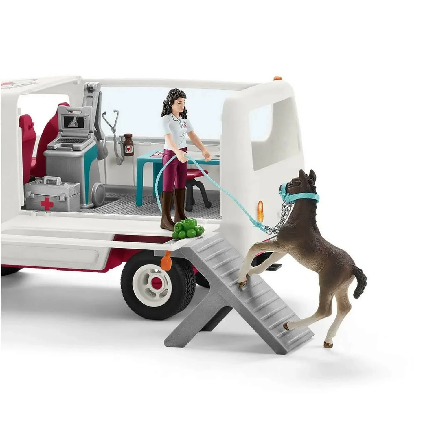 Schleich Van Vétérinaire Mobile Avec Poulain Hanovrien – Image 3