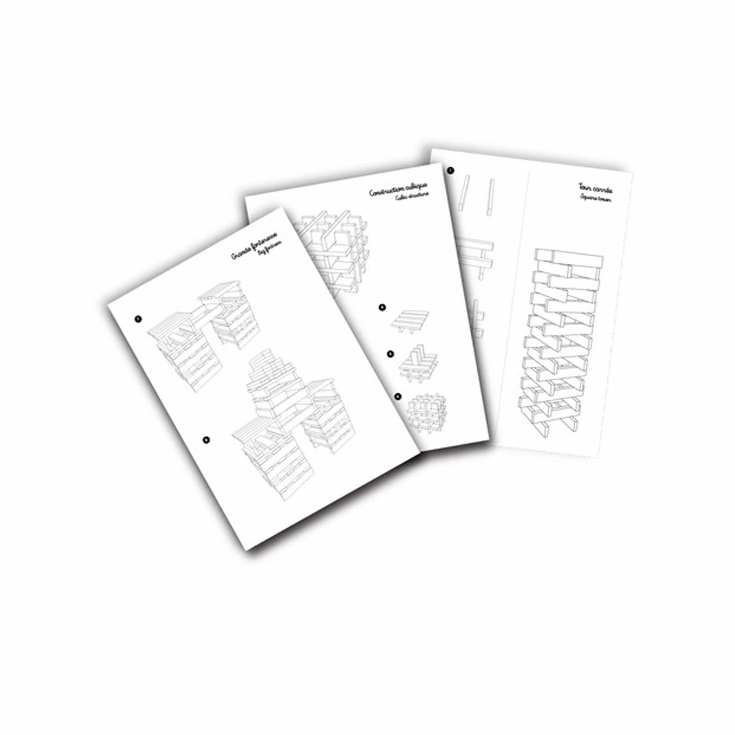 Vilac Batibloc Classic 200 Planchettes En Bois â Image 3