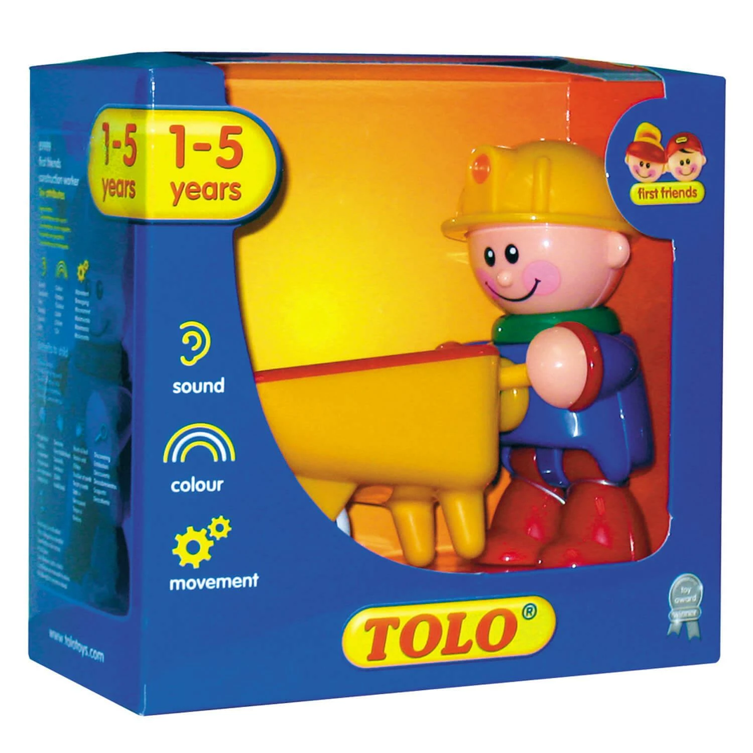 Figurine First Friends : Ouvrier De La Construction Avec Brouette â Image 3