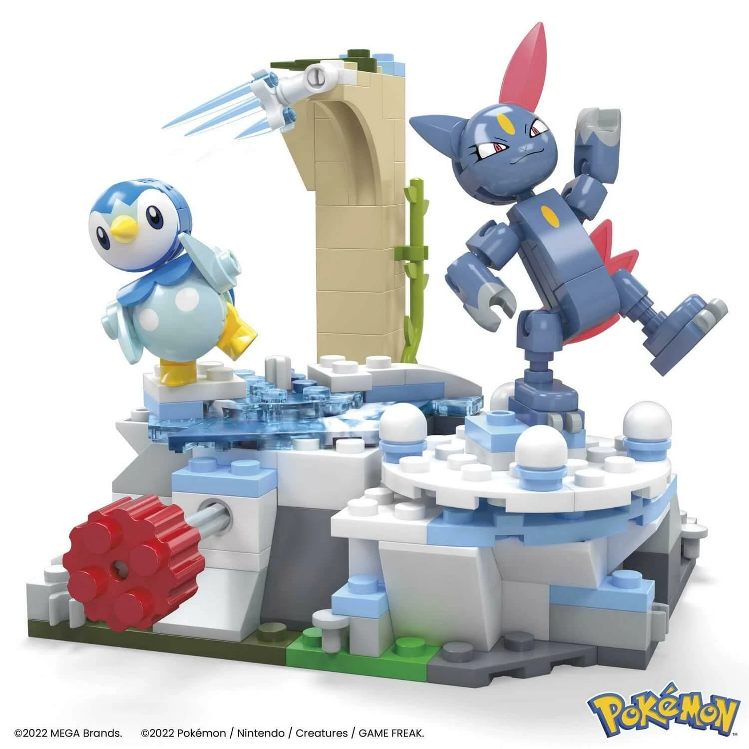 Jeu De Construction Pokémon : Tiplouf Et Farfuret à La Neige. – Image 3