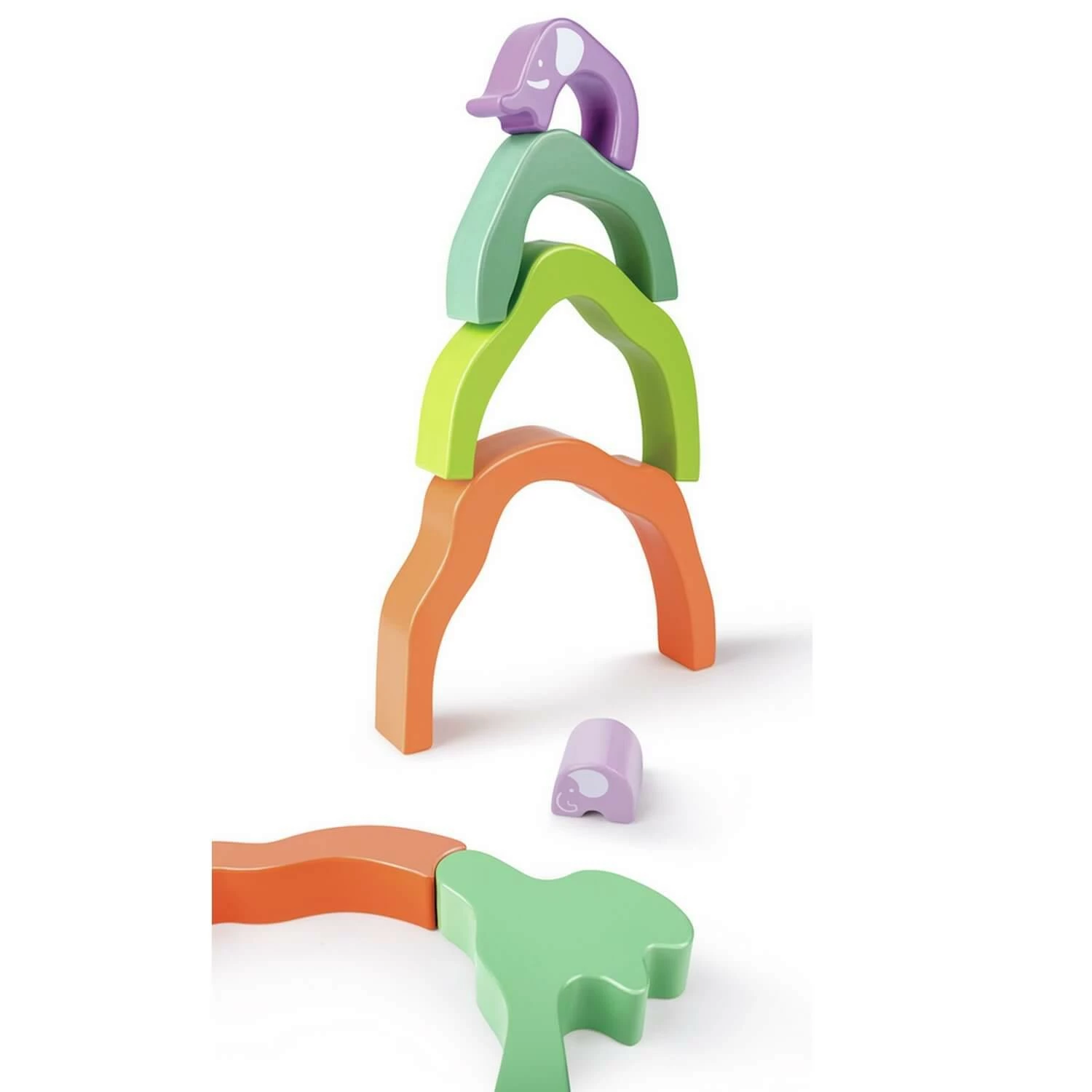 Hape Blocs Ă Empiler Safari Elephant â Image 4