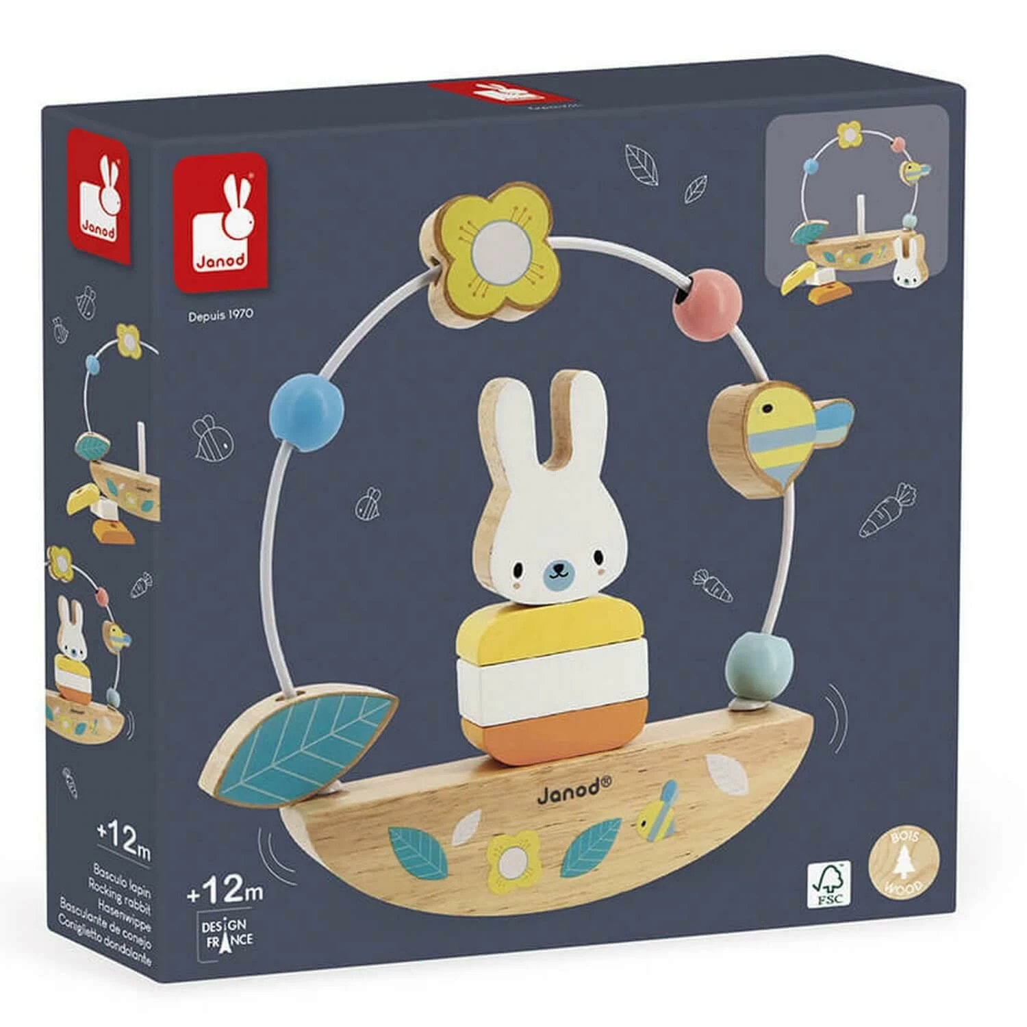 Janod Looping Basculo Lapin Pure â Image 4