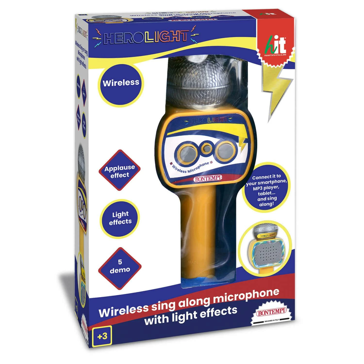 Bontempi Micro Avec Haut Parleur, Connexion Sans Fil Et Effets Lumineux â Image 4