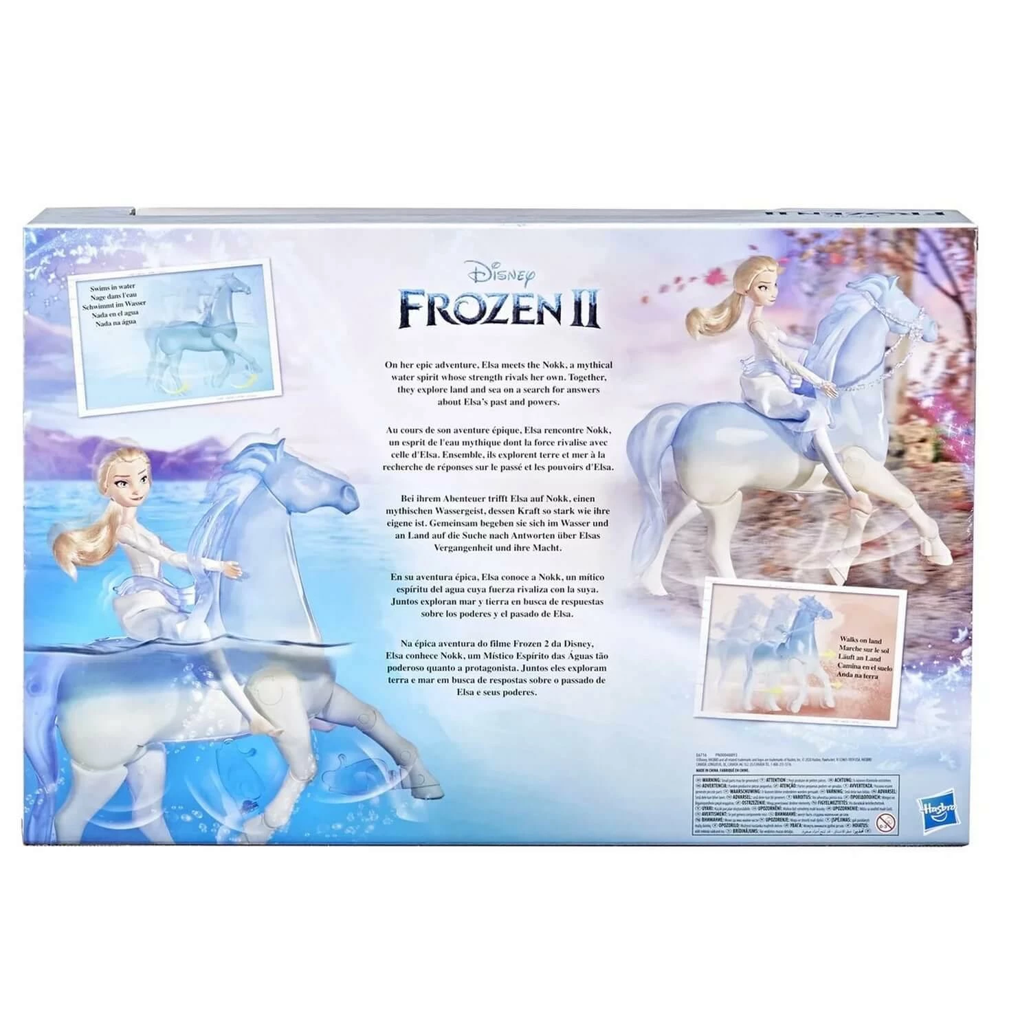 Hasbro Figurines La Reine Des Neiges 2 (Frozen) : Elsa Et Nokk - Marche Et Nage â Image 4