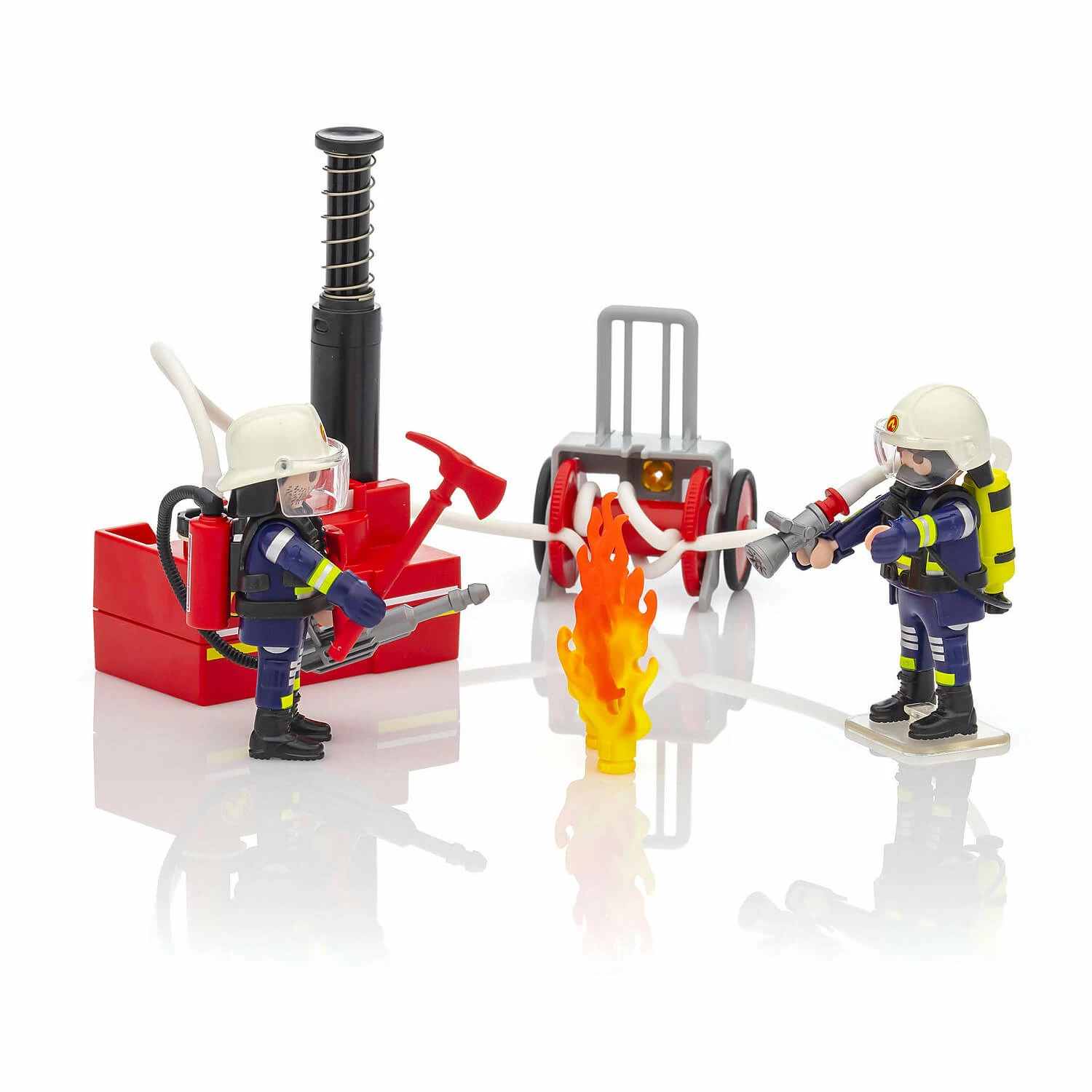 Playmobil 9468 City Action : Pompiers Avec MatĂ©riel D'incendie â Image 4