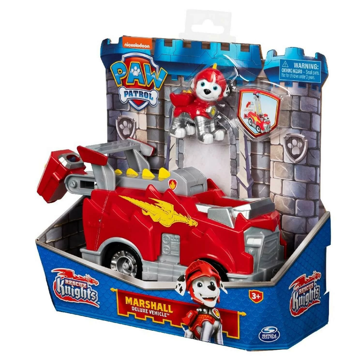 SPIN MASTER VĂHICULE ET FIGURINE PAT'PATROUILLE (PAW PATROL) RESCUE KNIGHTS : CAMION DE MARCUS â Image 4