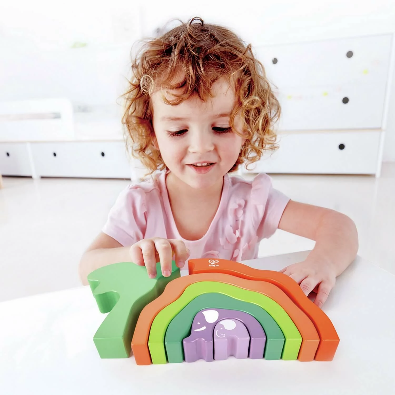 Hape Blocs Ă Empiler Safari Elephant â Image 5