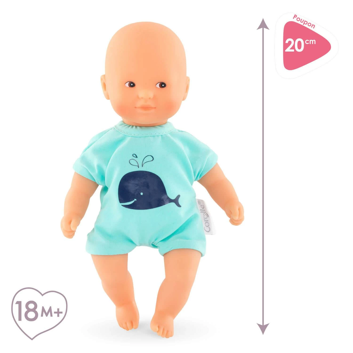 Poupon Mon Premier Poupon Corolle : Mini Bain Bleu â Image 5