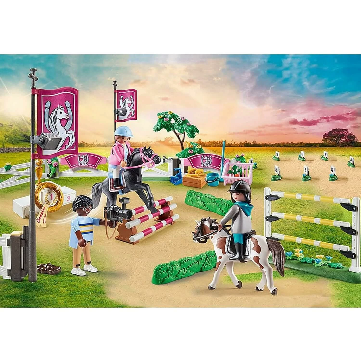 Playmobil 70996 Country : Parcours D'obstacles Avec Chevaux â Image 5