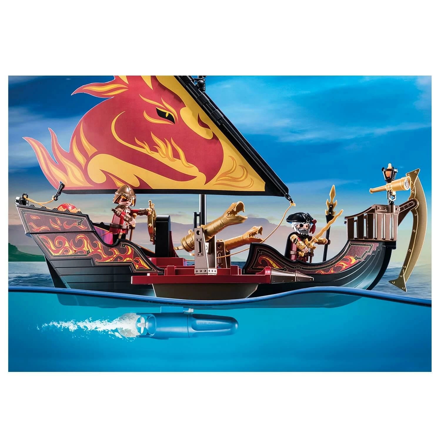 Playmobil 70641 Novelmore : Navire De Combat Des Burnham Raiders â Image 5