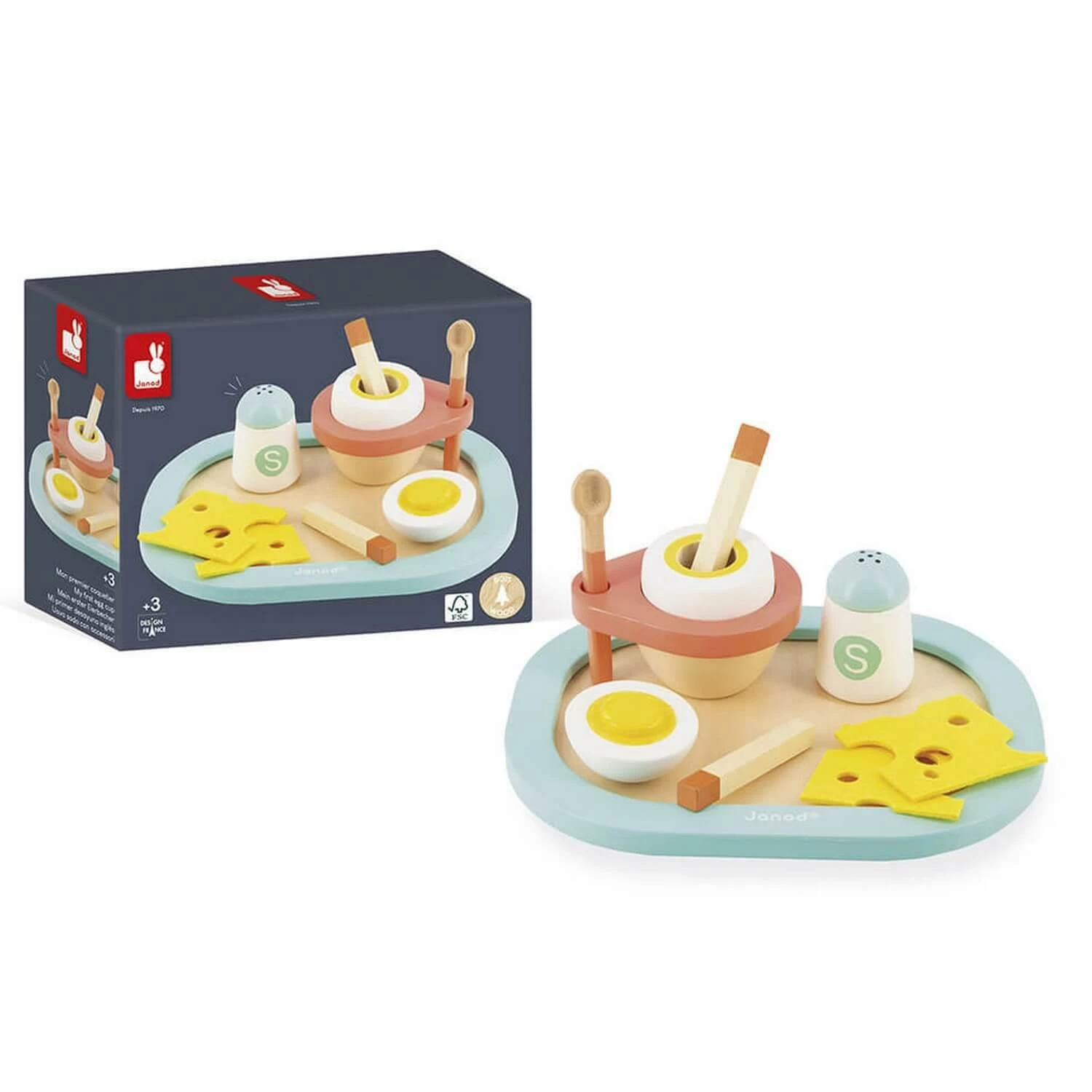 Janod Dinette En Bois : Mon Premier Coquetier â Image 5